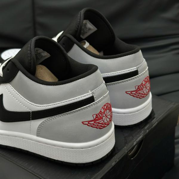 Giày Nike Air Jordan 1 Low – Black Matte Silver