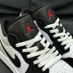Giày Nike Air Jordan 1 Low – Black Matte Silver