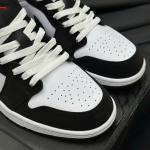 Giày Nike Air Jordan 1 Low – Black Matte Silver