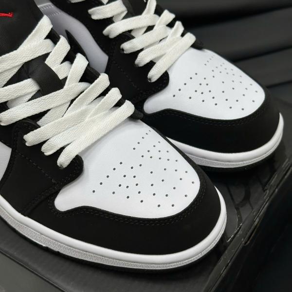 Giày Nike Air Jordan 1 Low – Black Matte Silver