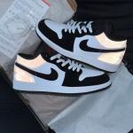 Giày Nike Air Jordan 1 Low – Black Matte Silver