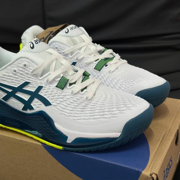 Giày Tennis/Pickleball ASICS Gel-Resolution 9 ‘White Restful Teal’
