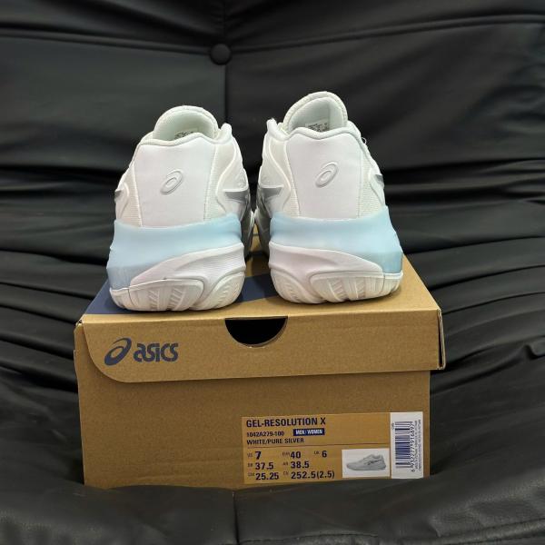 Giày Asics GEL-RESOLUTION X ‘WHITE/PURE SILVER