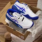 Giày Asics GEL- RESOLUTION X WIDE ''WHITE DARK COBALT'' Pickleball / Tennis