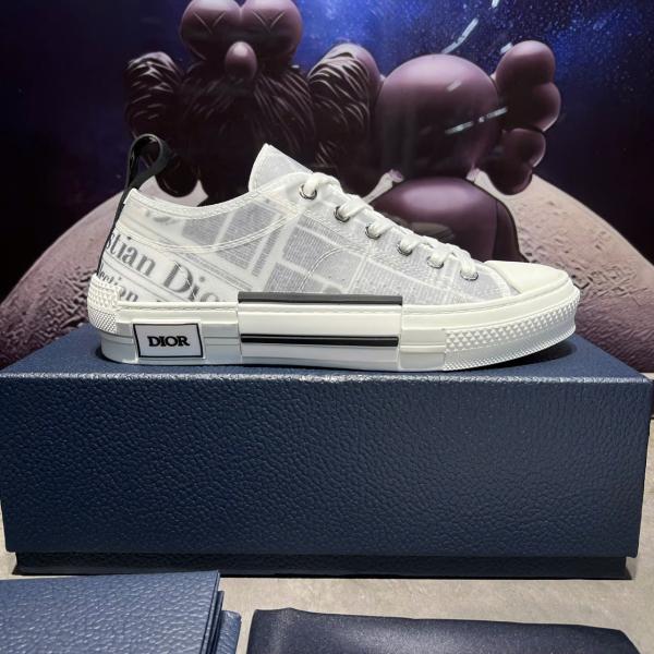 Giày Dior X Kaws B23 Daniel Arsham Low Newspaper Like Auth