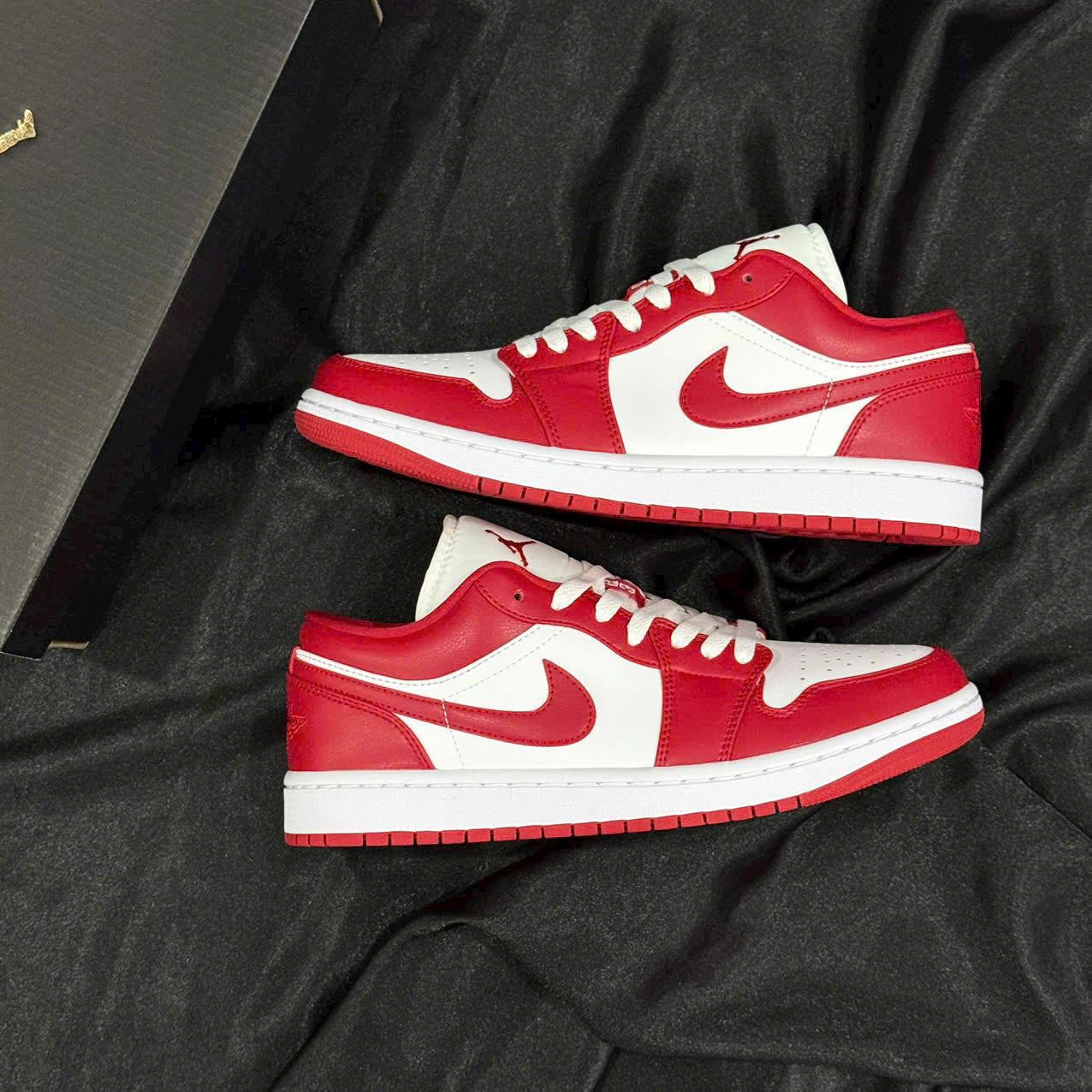 Giày Nike Jordan 1 Low Gym Red White