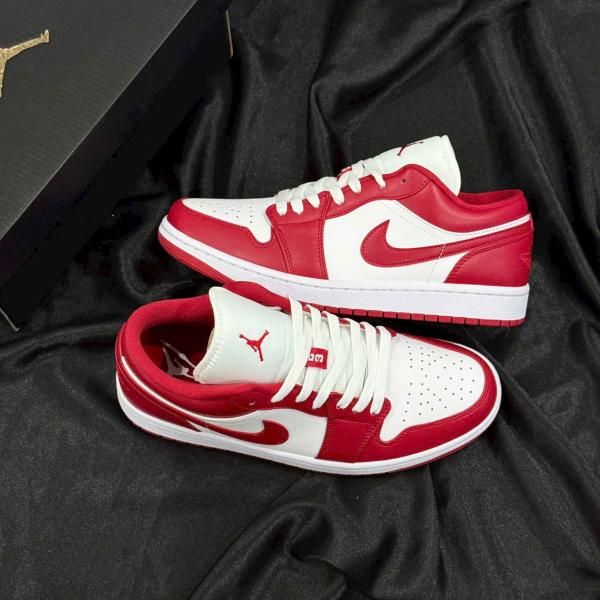 Giày Nike Jordan 1 Low Gym Red White