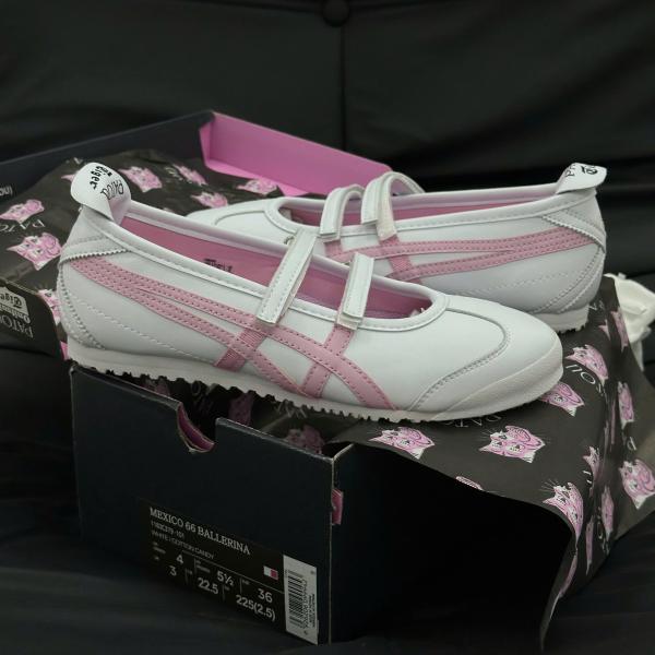 Giày Onitsuka Tiger x PATOU Mexico 66 Ballerina ‘White Cotton Candy’