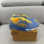 Giày Pickleball Asics GEL-RESOLUTION X PADEL – STONE WASH/ORANGE GLOW