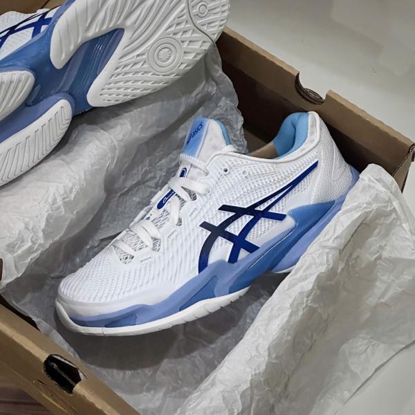 Asics Court FF 3 Novak 'White Tuna Blue'