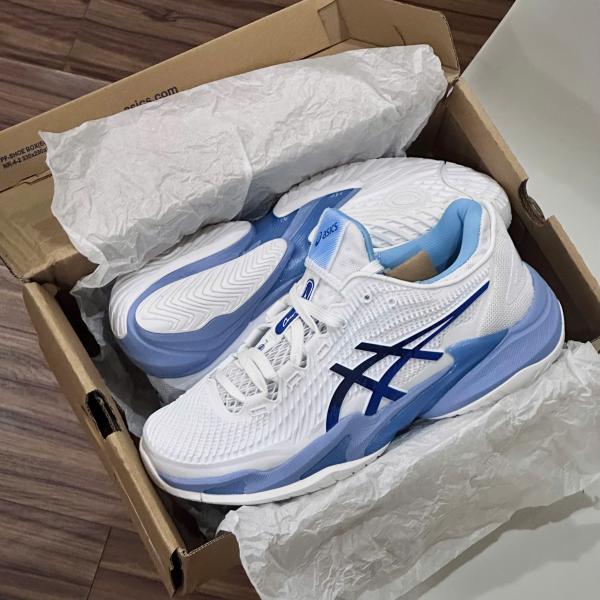 Asics Court FF 3 Novak 'White Tuna Blue'