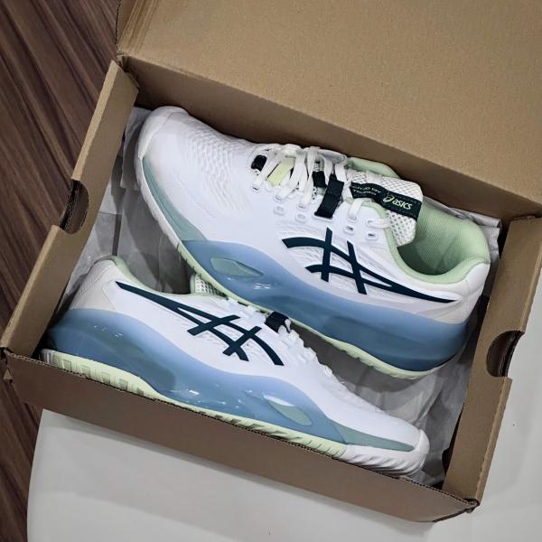 Giày Pickleball Tennis Asics Gel Resolution X White