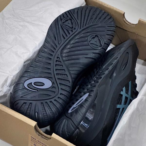 Giày Tennis/Pickleball ASICS Gel-Resolution X Night Energy ‘Black/Prism Blue’