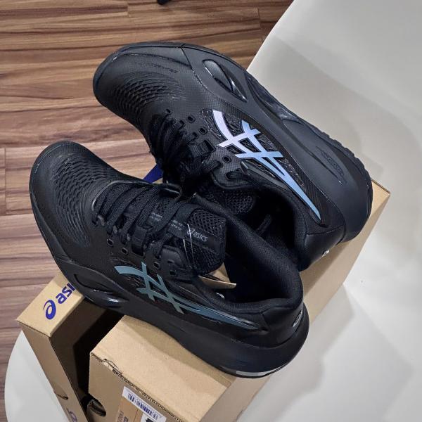 Giày Tennis/Pickleball ASICS Gel-Resolution X Night Energy ‘Black/Prism Blue’