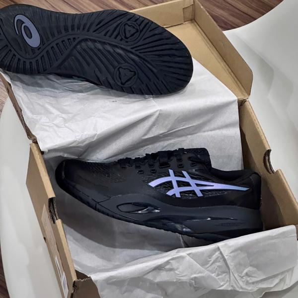 Giày Tennis/Pickleball ASICS Gel-Resolution X Night Energy ‘Black/Prism Blue’