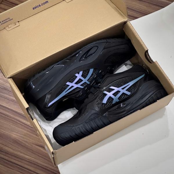 Giày Tennis/Pickleball ASICS Gel-Resolution X Night Energy ‘Black/Prism Blue’