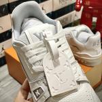 Giày Louis Vuitton Lv Trainer 54 Signature White Like Auth
