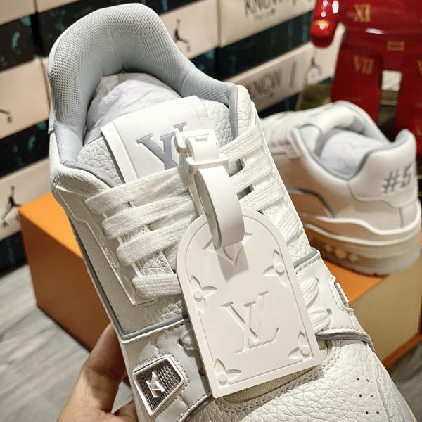 Giày Louis Vuitton Lv Trainer 54 Signature White Like Auth