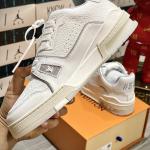 Giày Louis Vuitton Lv Trainer 54 Signature White Like Auth