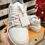 Giày Louis Vuitton Lv Trainer 54 Signature White Like Auth