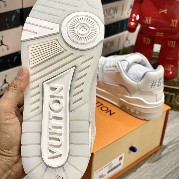 Giày Louis Vuitton Lv Trainer 54 Signature White Like Auth