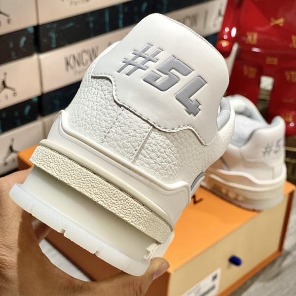 Giày Louis Vuitton Lv Trainer 54 Signature White Like Auth