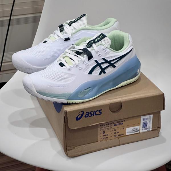 Giày Pickleball Tennis Asics Gel Resolution X White