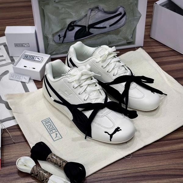 Giày Puma Speedcat x Rose Lea Cream Black
